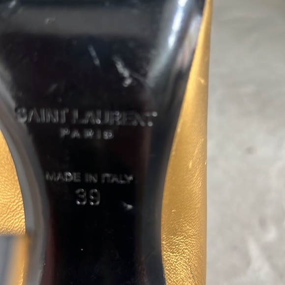 Gold Opyum YSL heels size 39 - Picture 4 of 11